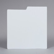 White Plastic LP Record Divider Car